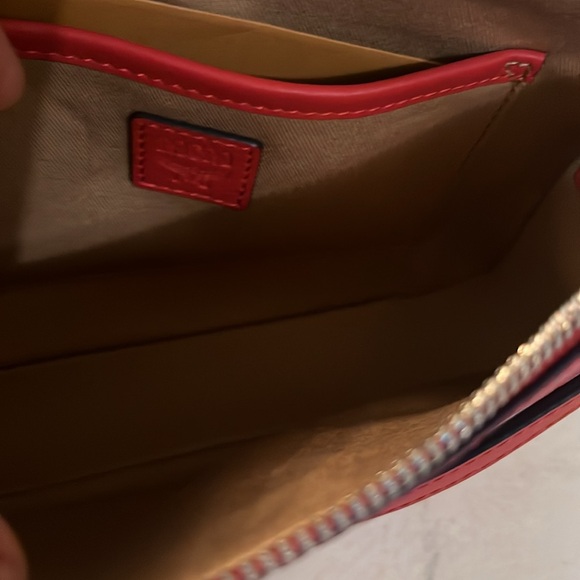 NWT MCM Red Crossbody Bag - Picture 5 of 6